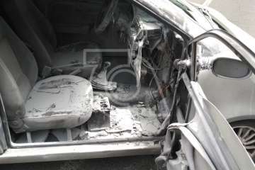 Arde un vehículo de licencia municipal en la carretera de La Pardilla (Foto TA)